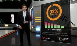 פרסומת לבי קיור לייזר - צילום מסך